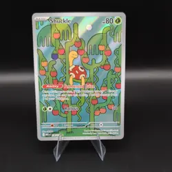 Pokemon Shuckle 136/132 Me01: Mega Evolution Illustration Rare Holo - Image 1