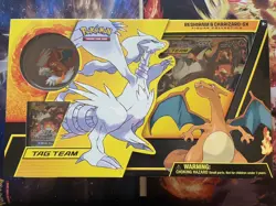 Pokemon TCG Reshiram & Charizard Tag Team GX Figure Collection Box Brand New - Image 1