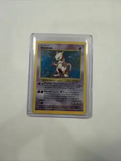 Pokemon Card - Mewtwo Base Set 10/102 Vintage Holo Rare WOTC - Image 1