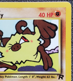 1st Edition Mankey- Team Rocket - #61/82 - Vintage Pokemon Card 2000 WOTC - Image 3