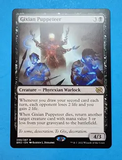 1x Gixian Puppeteer The Brothers War Creature Phyrexian Warlock Mtg Card Rare 99 - Image 1