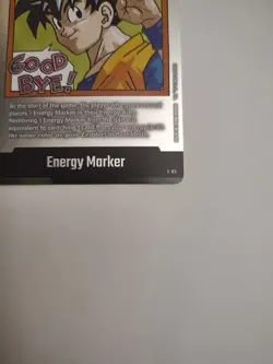Energy Marker E-83 Silver Manga Booster 02 Dragon Ball Card English NM - Image 2