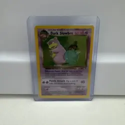 Pokemon TCG Japanese Card Team Rocket Dark Slowbro No.080 Holo MP - Image 1