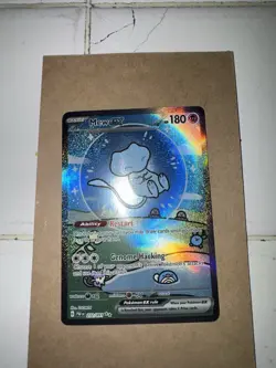 Pokemon TCG Paldean Fates Bubble Mew EX 232/091 Special Illustration Rare SIR NM - Image 1