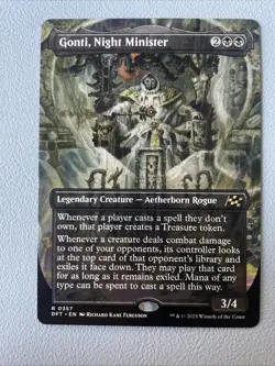 Gonti, Night Minister - Borderless - DFT - MTG - NM - EN - 0357 - Image 1