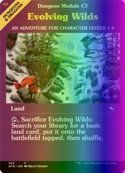 ✨MTG Evolving Wilds (353/518) AFR - 1 FOIL Card & 1 (Non Foil) Card 2021 - Image 1