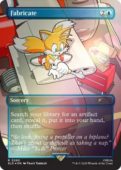 1x Fabricate (2090) - Foil NM-Mint, English Secret Lair MTG Magic - Image 1