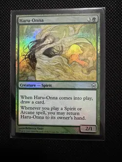 Haru-Onna - Foil - LP - NM - Saviors of Kamigawa MTG Magic The Gathering - Image 1