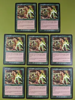 8 Seal of Strength Nemesis Magic the Gathering MTG 8 - Image 1