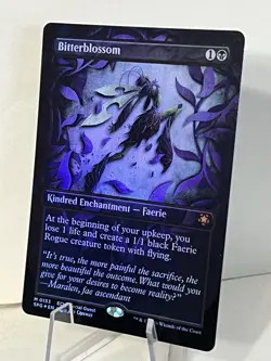 Bitterblossom ** FOIL BORDERLESS ** Special Guest: Lorwyn Eclipsed - NM MTG - Image 2