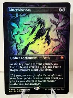 Bitterblossom ** FOIL BORDERLESS ** Special Guest: Lorwyn Eclipsed - NM MTG - Image 4