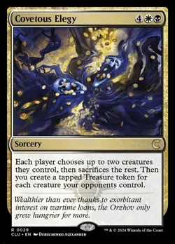 MTG Ravnica Clue Edition R Covetous Elegy #0029 - Image 1