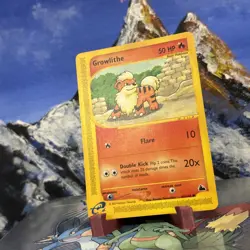 Growlithe - 62/144 Pokemon Skyridge - Regular E Reader LP - Image 2