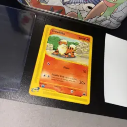 Growlithe - 62/144 Pokemon Skyridge - Regular E Reader LP - Image 5