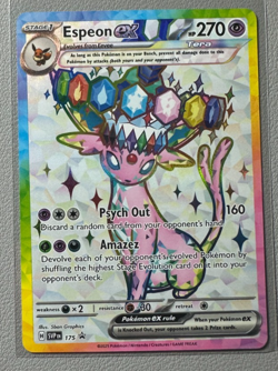 Pokemon Prismatic Evolutions Espeon ex 175 SVP175 Figure Collection Promo 19 - Image 1