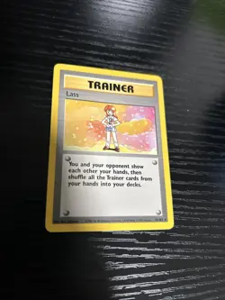 Pokemon TCG Lass Trainer 75/102 Base Set Rare Non-Holo - Image 1