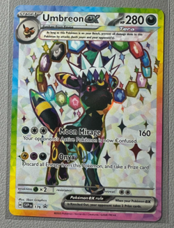Pokemon Prismatic Evolutions Umbreon ex 176 SVP176 Figure Collection Promo 18 - Image 1