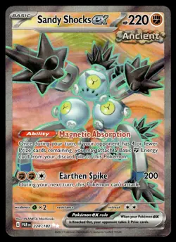 Pokemon TCG Sandy Shocks ex Scarlet & Violet #228/182 - Image 1