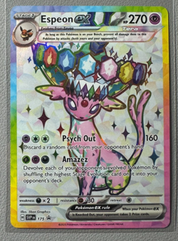 Pokemon Prismatic Evolutions Espeon ex 175 SVP175 Figure Collection Promo 17 - Image 1
