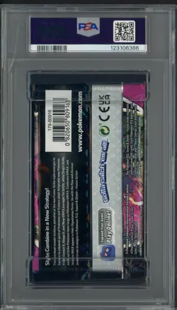 2021 Pokemon Int'l SWSH Fusion Strike Foil Pack Booster Gengar PSA 9 MINT - Image 2