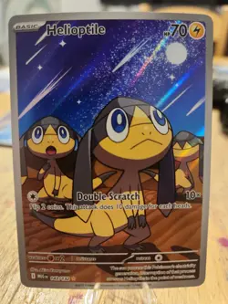 Helioptile 143/132 IR Illustration Rare Mega Evolutions Pokemon TCG NM - Image 1