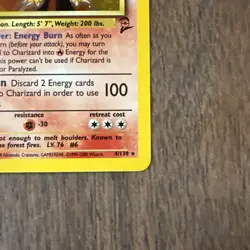 Pokemon TCG Charizard 4/130 Holo Rare - Base Set 2 - Image 4