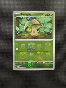 Pokemon TCG Foongus 010/086 (Master Ball Pattern) SV: Black Bolt Near Mint - Image 1
