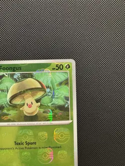 Pokemon TCG Foongus 010/086 (Master Ball Pattern) SV: Black Bolt Near Mint - Image 3