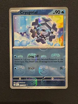 Pokemon TCG Cryogonal (Master Ball Pattern) 027/086 SV: Black Bolt Near Mint - Image 1