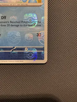 Pokemon TCG Cryogonal (Master Ball Pattern) 027/086 SV: Black Bolt Near Mint - Image 3