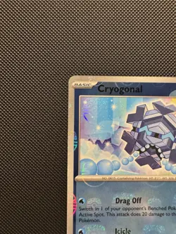 Pokemon TCG Cryogonal (Master Ball Pattern) 027/086 SV: Black Bolt Near Mint - Image 5