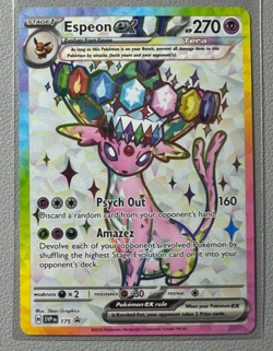 Pokemon Prismatic Evolutions Espeon ex 175 SVP175 Figure Collection Promo 16 - Image 1