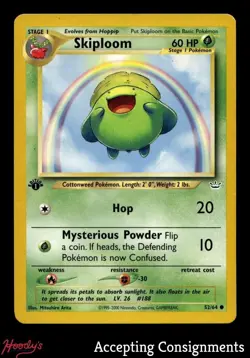 2001 Pokemon Neo Revelation 1st Edition #52 Skiploom C - Image 1