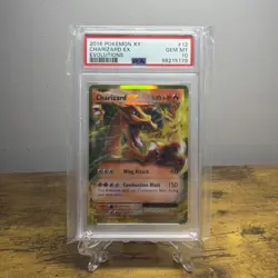 2016 POKEMON XY EVOLUTIONS #12 CHARIZARD EX PSA 10 GEM MINT - Image 1