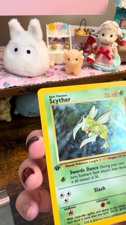 Pokemon TCG 1st Edition Scyther 10/64 Jungle Holo Rare 1998:MP. Free Shipping! - Image 2