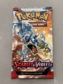 22.7g Heavy Pokemon TCG: SCARLET and VIOLET Base Booster Pack New Gyarados Art - Image 2