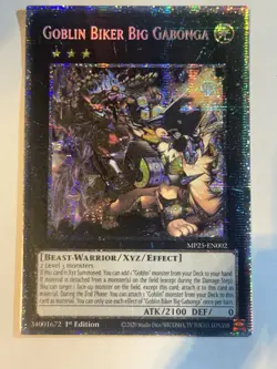 Goblin Biker Big Gabonga 1st Edition Starlight Rare Yu-Gi-Oh! MP25-EN002 - Image 1