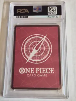 One Piece OP01-003 Monkey D Luffy Pre-Errata Alternate Art Leader PSA 10 - Image 2