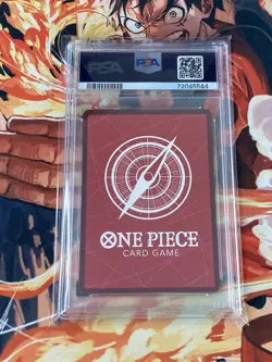 One Piece Monkey D Luffy Pre-Errata OP01-003 Alternate Art Leader PSA 10 Low Pop - Image 3