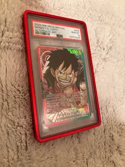 2022 Monkey D Luffy OP01 003 Pre-Errata Alternate Art Leader One Piece PSA 10 - Image 1
