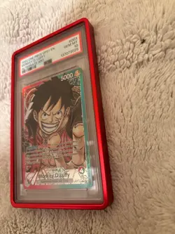 2022 Monkey D Luffy OP01 003 Pre-Errata Alternate Art Leader One Piece PSA 10 - Image 2