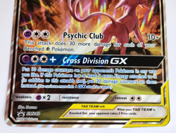 Pokemon TCG Jumbo Espeon & Deoxys GX SM240 Black Star Promo Card 2020 - Image 4