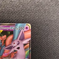 Pokemon TCG Espeon & Deoxys GX 72/236 SM-Unified Minds Holo Ultra Rare TAG TEAM - Image 2
