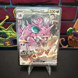 Pokemon TCG Team Rockets Nidoking EX 233/182 Destined Rivals NM Condition - Image 1