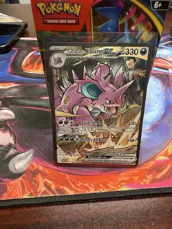 Pokemon TCG Team Rockets Nidoking EX 233/182 Destined Rivals Near Mint Condition - Image 2