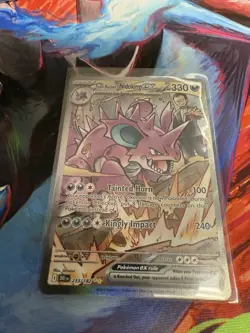 Pokemon TCG Team Rockets Nidoking EX 233/182 Destined Rivals Near Mint Condition - Image 3