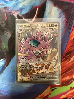 Pokemon TCG Team Rockets Nidoking EX 233/182 Destined Rivals Near Mint Condition - Image 4