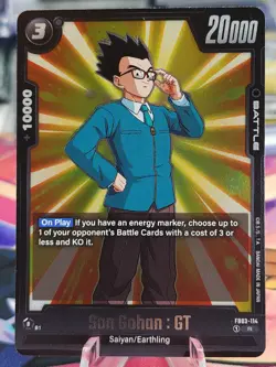 Dragon Ball Super Card Game Fusion World Raging Roar Son Gohan GT FB03-114 Rare - Image 1