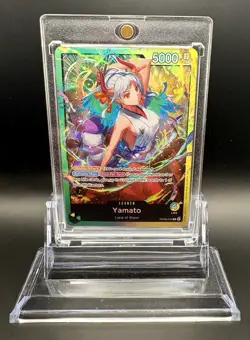 Yamato OP06-022 Leader Card English - One Piece Holo Foil NM - Image 1