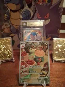 Pokemon TCG Surging Sparks Appletun Illustration Rare Card 211/191 NM Condition - Image 1